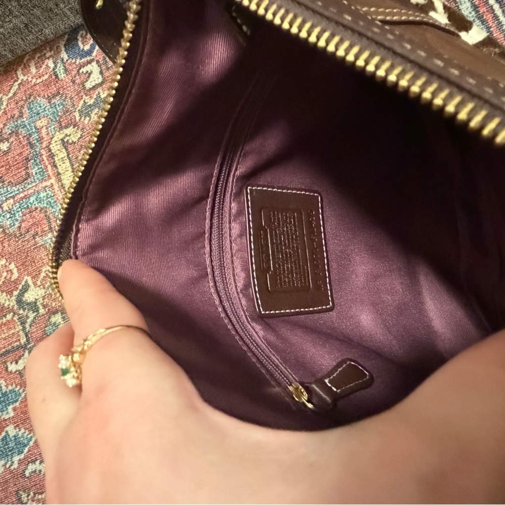 Patchwork Vintage Coach Bag - Picture 7 of 8